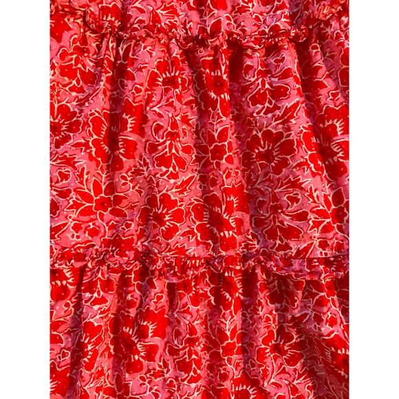 J.Crew Azalea Belvedere Ruffle Floral Sundress Size 0 - Picture 4 of 6